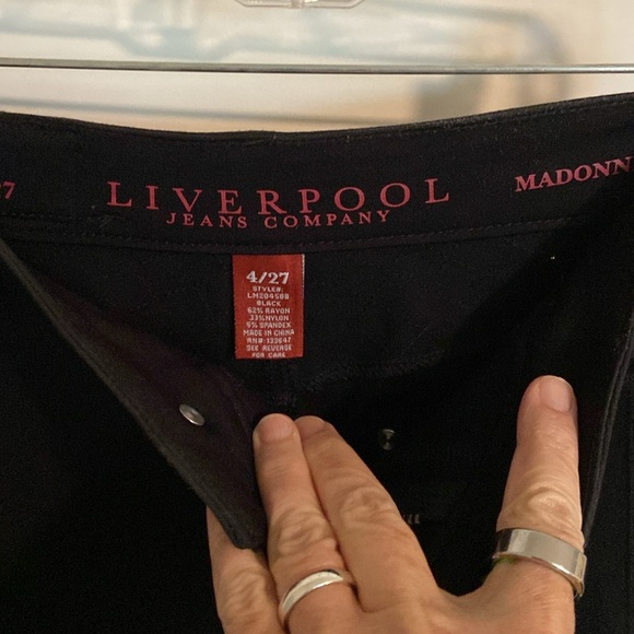 Liverpool Black skinny pant size 4 - Picture 2 of 6